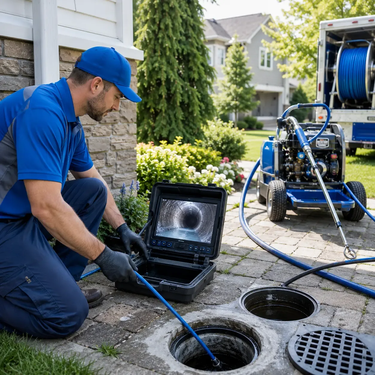 Outdoor drain cleaning professionals serving Strafford, NH